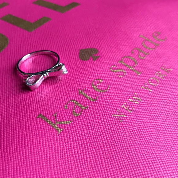 kate spade Jewelry - Kate Spade New York Silver Love Notes Ring 8